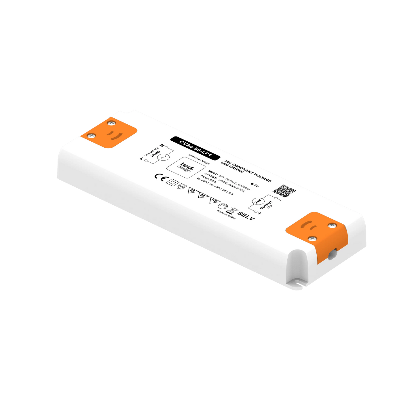 LED.DESIGN LED Driver CV24-50-LP1 50W 24V 2.08A IP44