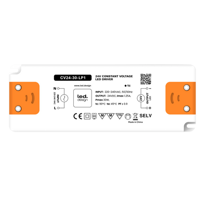 LED.DESIGN LED Driver CV24-30-LP1 30W 24V 1.25A IP44